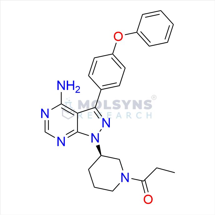 (R)-N-Desacryloyl N-Propionyl Ibrutinib