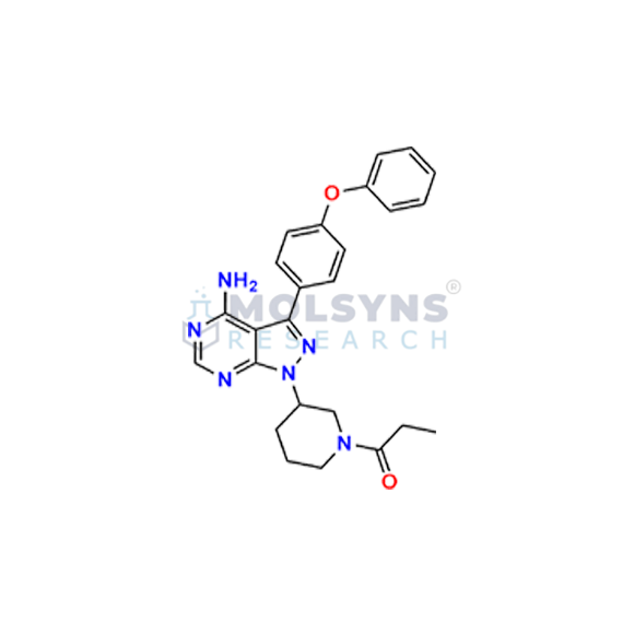 rac-N-Desacryloyl N-Propionyl Ibrutinib